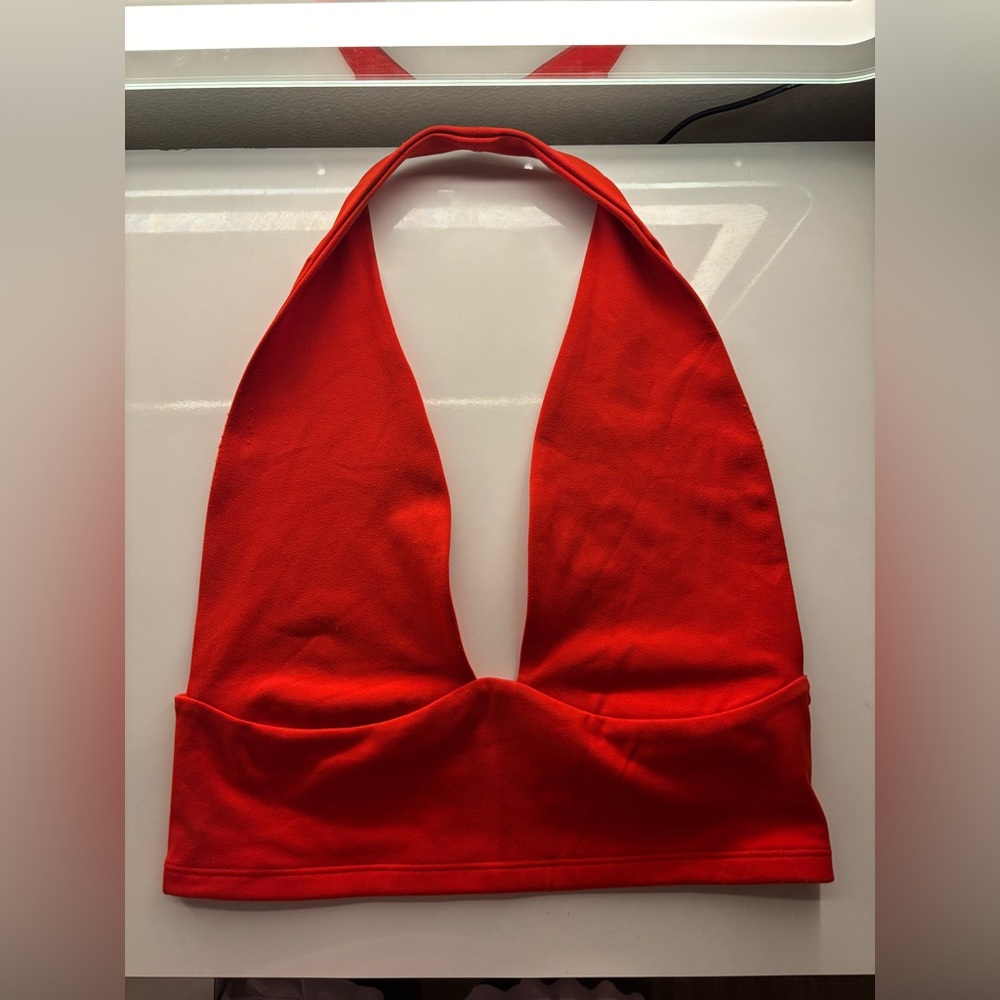 Target Halter booby red top